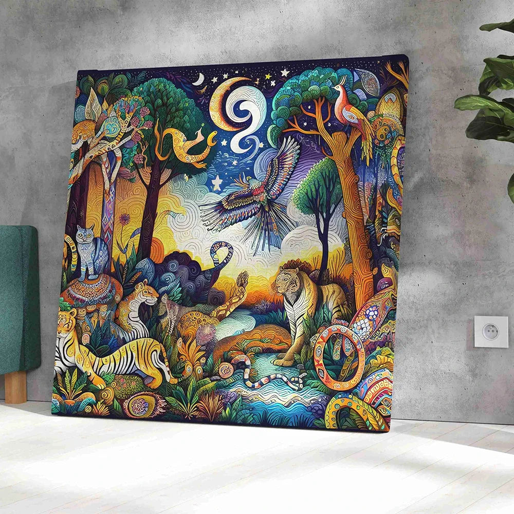 Livin'luxe Paintings Animals Modern Art Canvas Home Decor Wall Paintings With Frame Painting CR-301