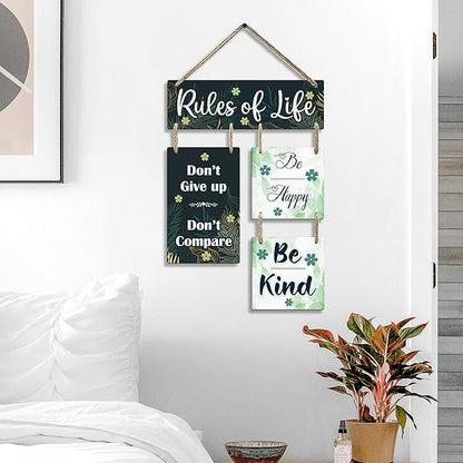 Sehaz Artworks Home Decoration Items stylish Wooden Wall Hangings for Home - 4-0022