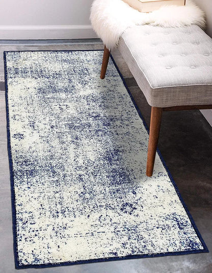 Status Contract Polyester 3D Printed Vintage Persian Bedside Runner Carpet Rug Colour Multi