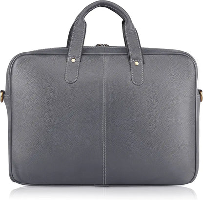 WildHorn Leather Laptop Messenger Bag for Laptop/MacBook up to 15 inch| Padded Laptop Compartment |Office Bag I 365 Days Warranty