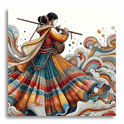 Livin'luxe Paintings Ladies Dance Modern Art Canvas Home Decor Wall Paintings With Frame Painting CR-302