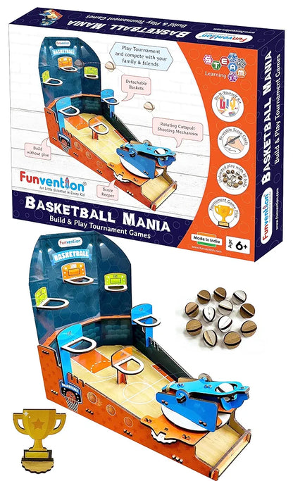 Funvention Basketball Mania DIY STEM Learning Toy for Kids