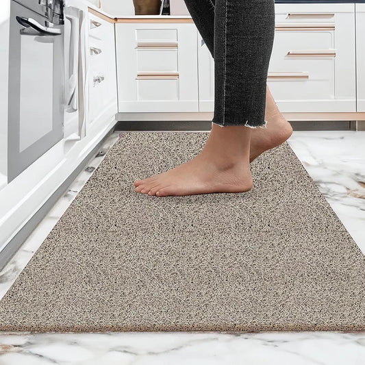 Ishro Home Cushion Noodle Mat Colour Beige For Home Kitchen & Floor Mat For Bedroom