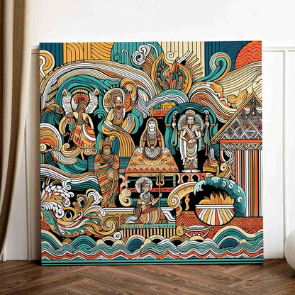 Livin'luxe Paintings Modern Art Canvas Home Decor Wall Paintings With Frame Painting CR-321