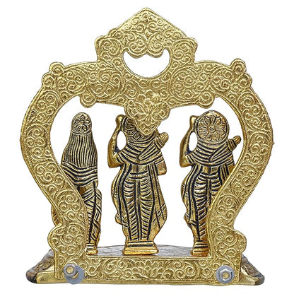 Ecraftindia Ram Darbar Murti, Lord Rama, Sita, Laxman, Hanuman Idol, God Statue for Home, Office, Temple