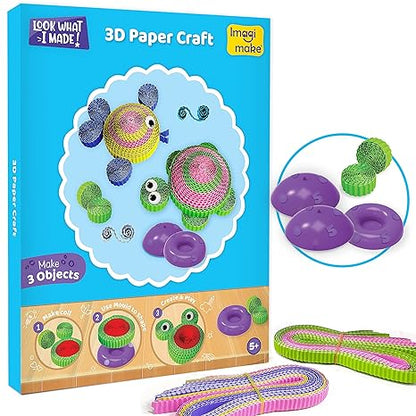 Imagimake Clay 5-In-1 Awesome Craft Kit Kids Arts And Crafts For Kids 5 Craft Techniques