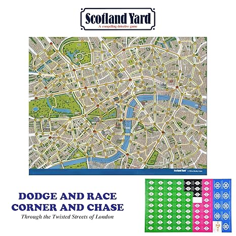Funskool Games Scotland Yard A Compelling Detective And Strategy Animal Board Game for Kids