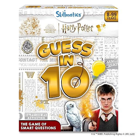 Skillmatics Card Game Guess in 10 Harry Potter Perfect for Boys Girls Kids Families Teens & Adults