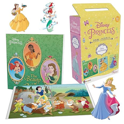 Disney Popcorn Games & Puzzles Disney Princess Book & Stick for Kids 2 Years and Above The Beauty of Nature