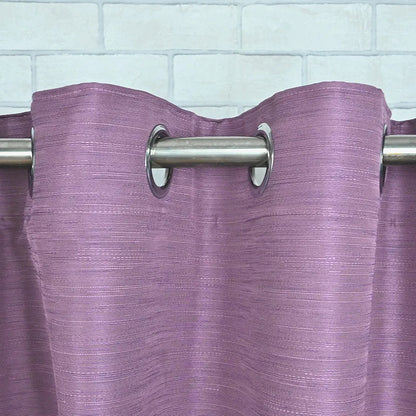 Divine Casa 7 Feet Blackout Door Curtain Luxurious Room Darkening Thermal Insulated & Noise Reducing Polyester Panel Curtain Colour Thistle (Pack of 1)