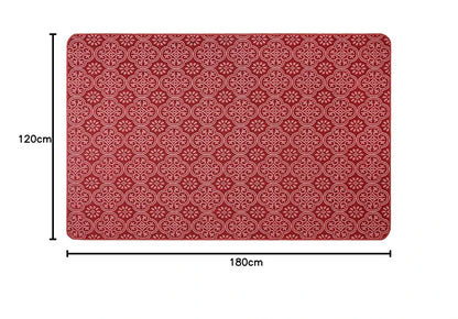 Saral Home Cotton Jacquard Anti Skid Carpet
