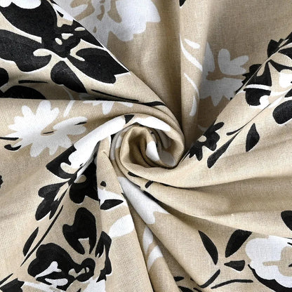 Divine Casa 100% Cotton Single Bed Dohar Ultra-Soft AC Blanket Lightweight Reversible Quilt Colour Ivory & Sunflower Yellow