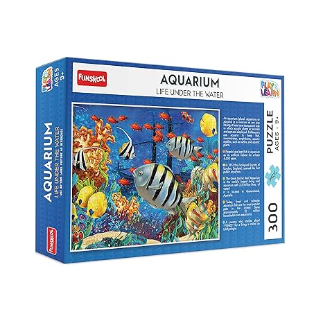 Funskool Acquarium Educational 300 Pieces Puzzle For 9 Year Old Kids and Above Toy