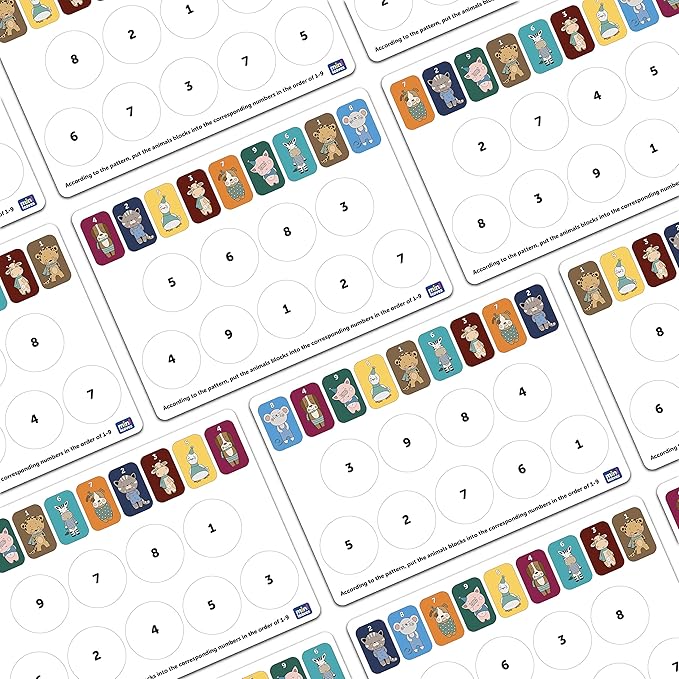 Mini Leaves Animal Logic Game Children Early Memory Concentration Training Education Matching Toys for Kids