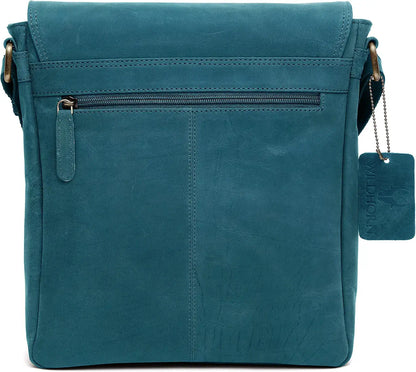 WildHorn Leather 11 inch Sling Messenger Bag for Men I Multipurpose Crossbody Bag I Travel Bag with Adjustable Strap 