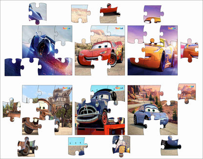 Wooden Jigsaw Puzzles - Disney Pixar Cars Anime Cartoon Characters