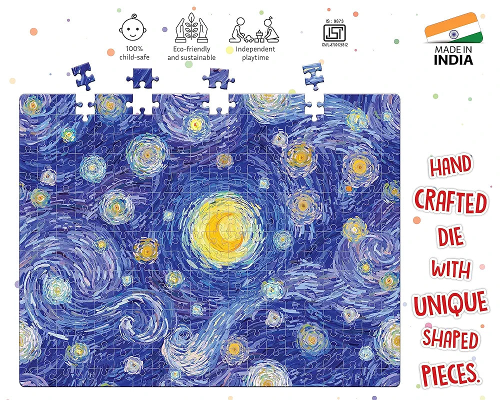 Popcorn Games & Puzzles 300 Piece Puzzle A Starry Sky |Improves Your Child Memory, Logical Thinking, Visual Perception & Concentration