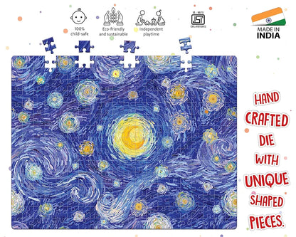 Popcorn Games & Puzzles 300 Piece Puzzle A Starry Sky |Improves Your Child Memory, Logical Thinking, Visual Perception & Concentration