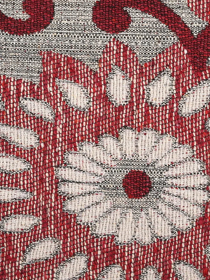 Saral Home Cotton Jacquard Anti-Skid Carpet