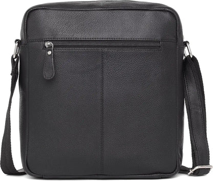 WildHorn Urban Edge Leather Sling Messenger Bag for Men I Dimension: L- 11 inch H- 12.5 inch W- 2.5 inch