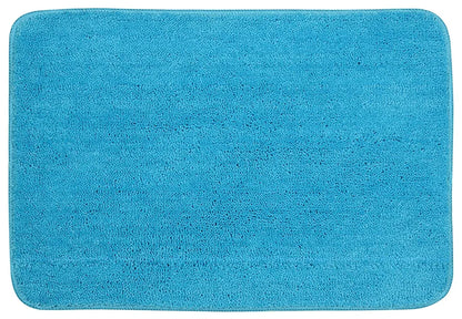 Saral Home Easy Living Saral Home Microfiber Anti-skid Rectangular Bath Mat Colour Blue & Turquoise(Pack Of 2)