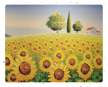 Popcorn Games & Puzzles 300 Piece Puzzle Sunflower Field |Improves Your Child Memory, Logical Thinking, Visual Perception & Concentration