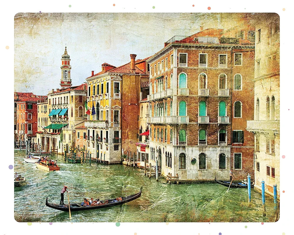 Popcorn Games & Puzzles 300 Piece Puzzle The City of Cannal |300 Piece Kid Jigsaw Puzzle Featuring The Venice City |Improves Your Child Brain Power