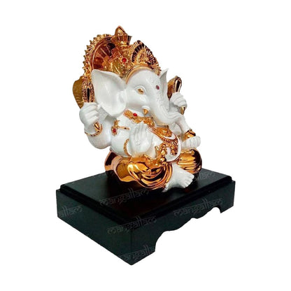 Svastika Four Armed Lord Ganesha Idol