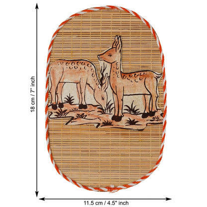 Bamboo Art Dear Painting For Home D?cor | Bamboo Art Gift For Multiple Occasions