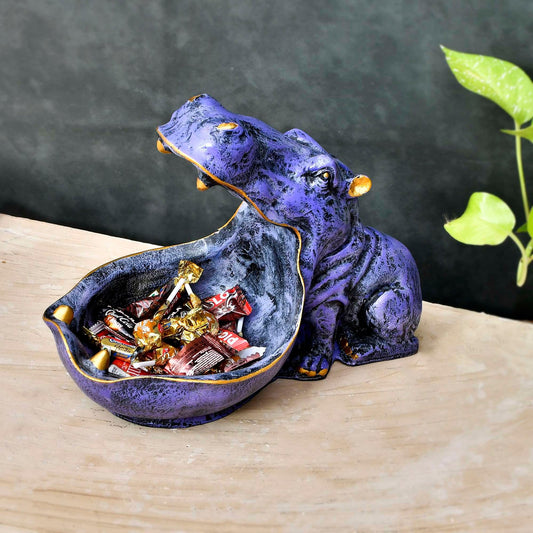 Big Mouth Hippopotamus Showpiece