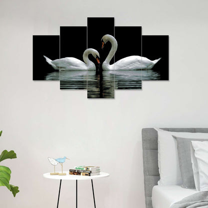 Nature Set of Five 3D Framed Paintings for Wall Decoration – Ideal for Home, Living Room, and Bedroom (75 x 43 CM)