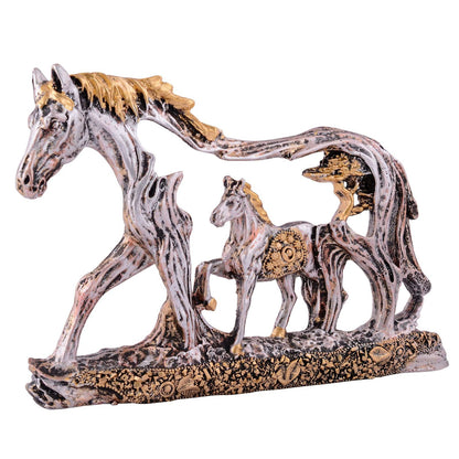 Modern Standing Horse Statue Art Sculpture Home Tabletop Decorations Artwork