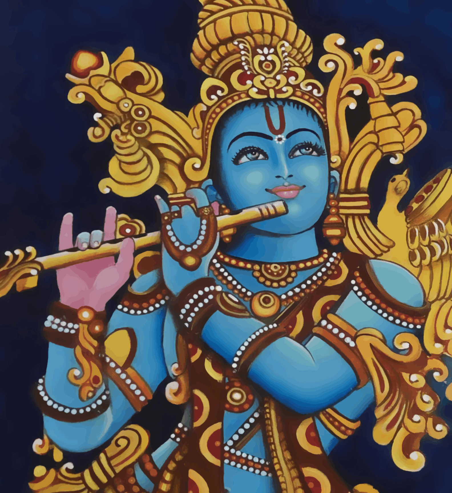 Shree Krishnaji Playing Flute