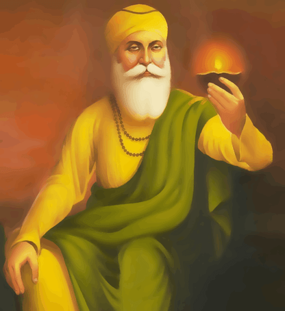 Guru Nanakji Holding Jyot