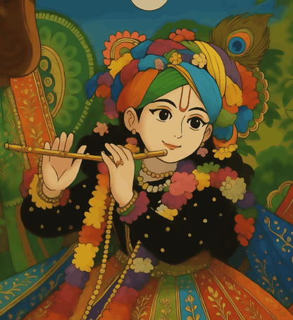 Shree Hari - Ghibli Addition Radha Krishna