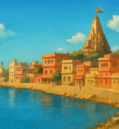 Dwarka Nagri - Ghibli Addition Krishna