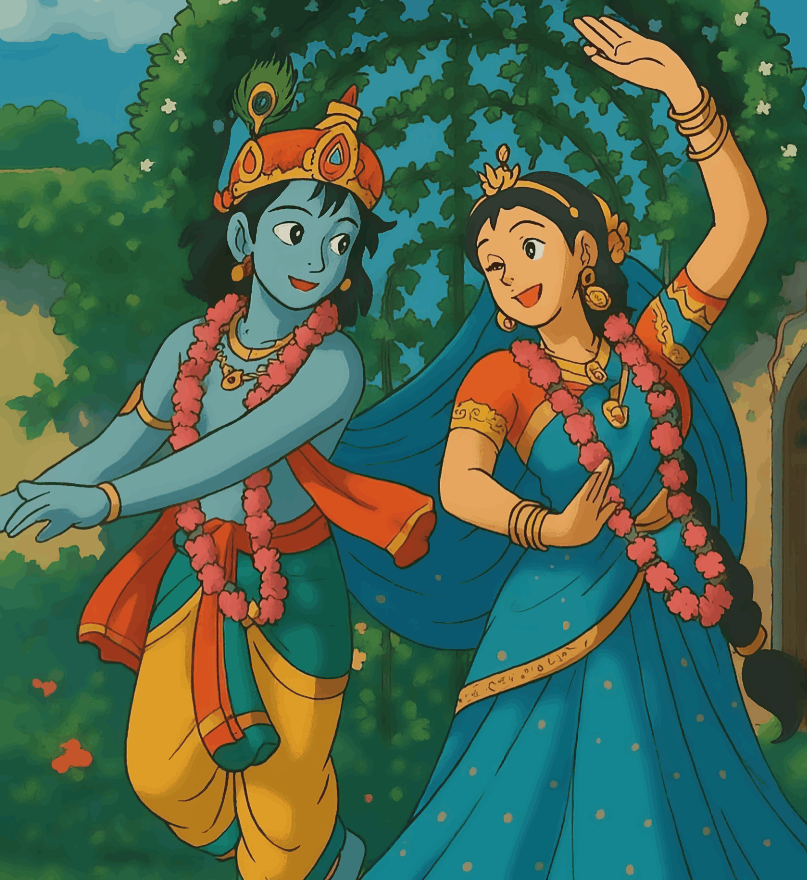 Madhur Rasleela - Ghibli Addition Radha Krishna