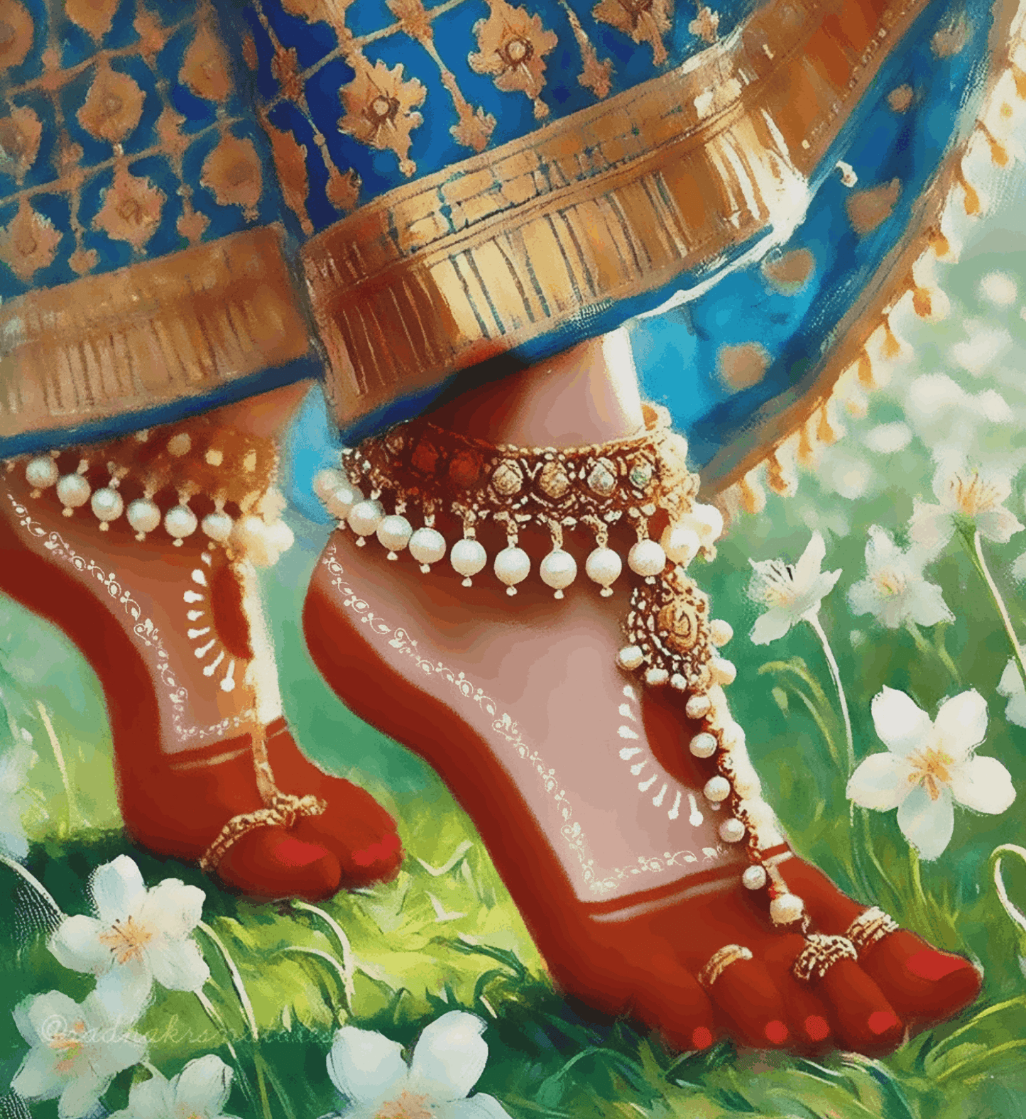 Grace of Vrindavan - Ghibli Addition Radha