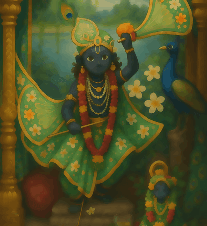 Krishna's Green Realm - Ghibli Addition Krishna