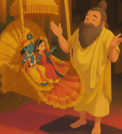 The Divine Lullaby  - Ghibli Addition Radha Krishna