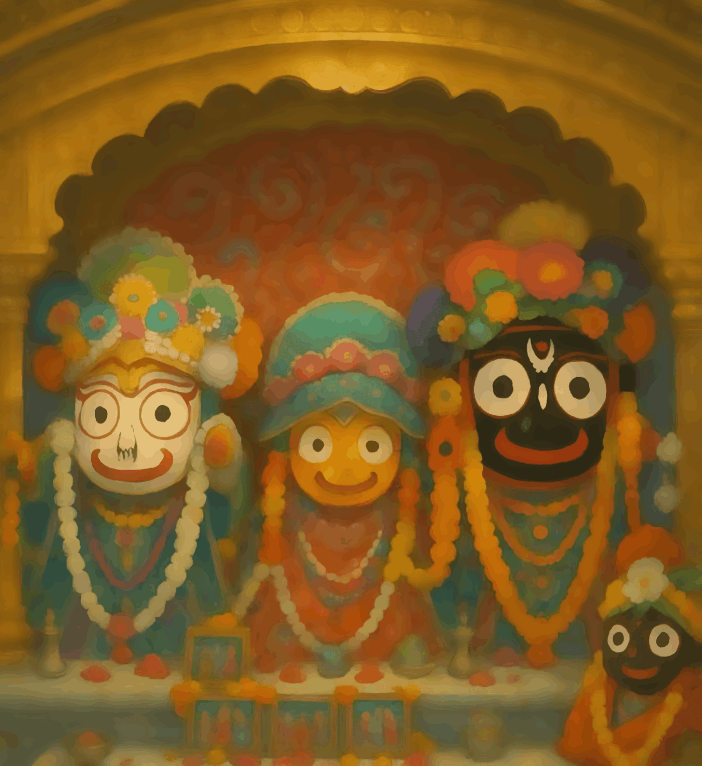 Chaturdha Murti - Ghibli Addition Jagannath Puri