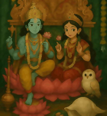 Shri Lakshmi Narayan - Ghibli Addition Vishnu