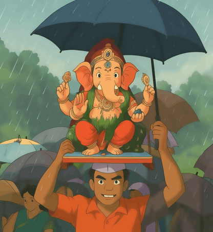 Ganesh Aagman - Ghibli Addition