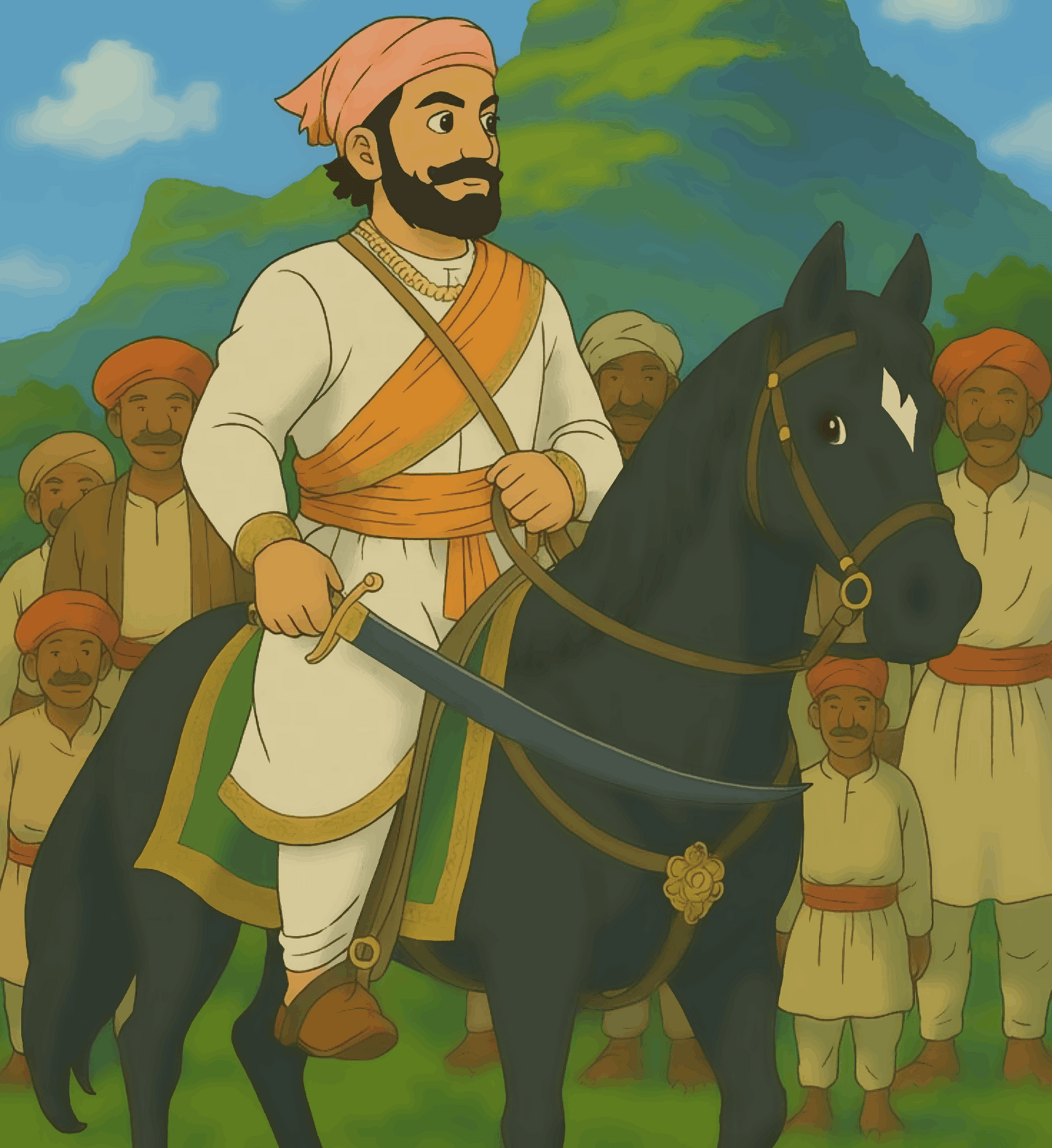 Rise of the Maratha's - Ghibli Edition Shivaji Maharaj