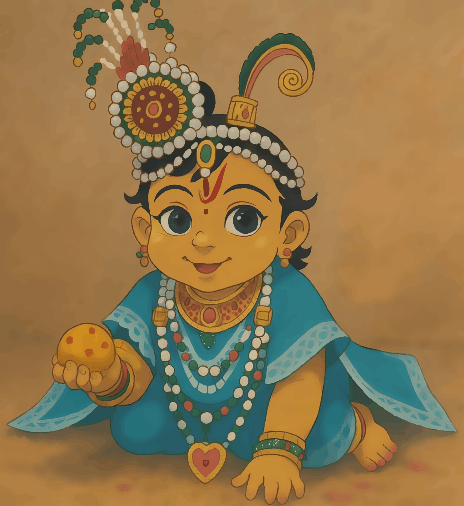 Laddo Gopal - Ghibli Edition