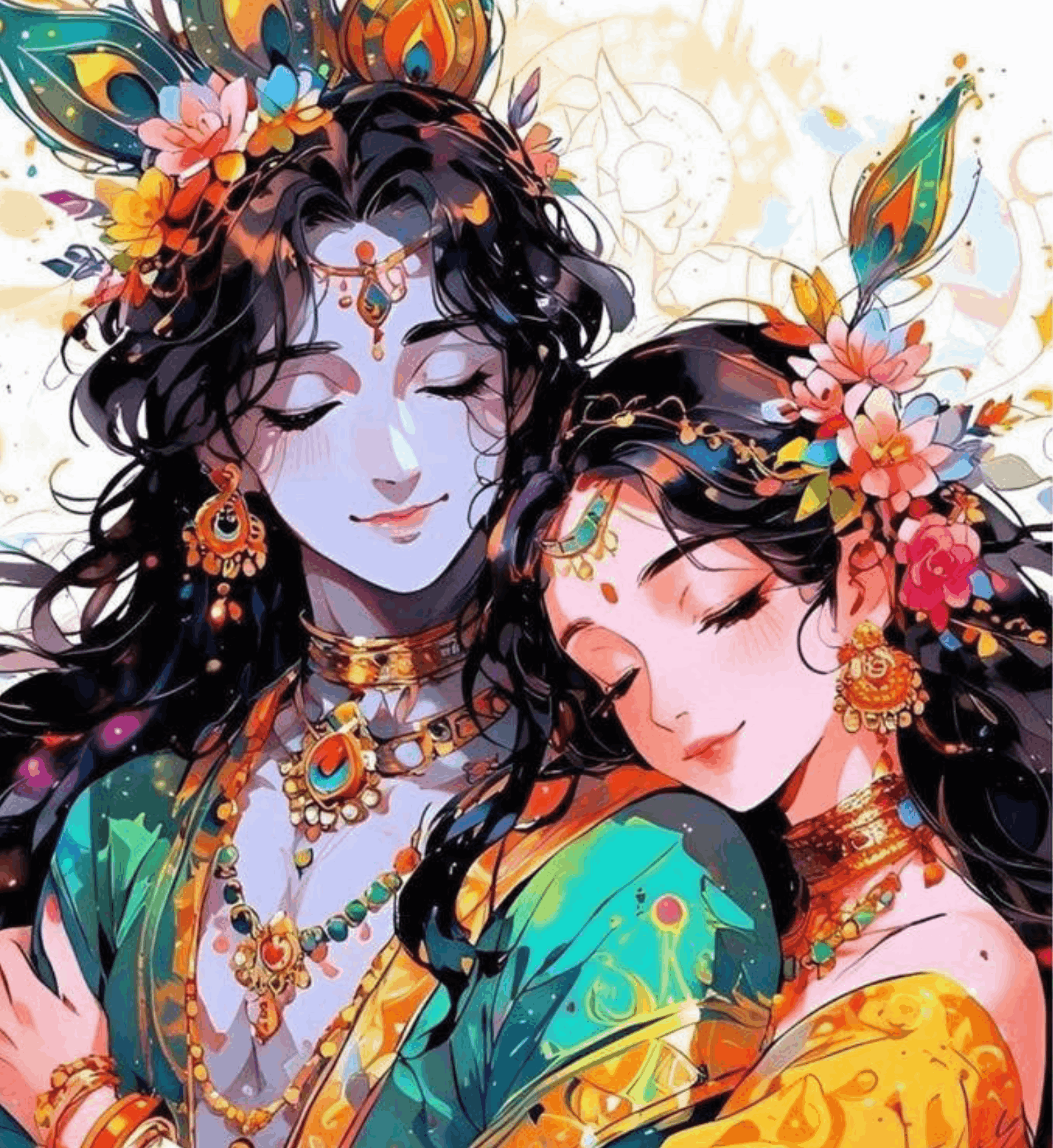 The Essence of Divine Love Radha Krishna