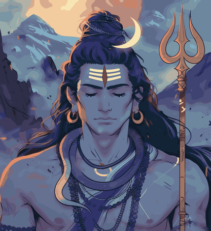 Mahadevji's Classic Portrait