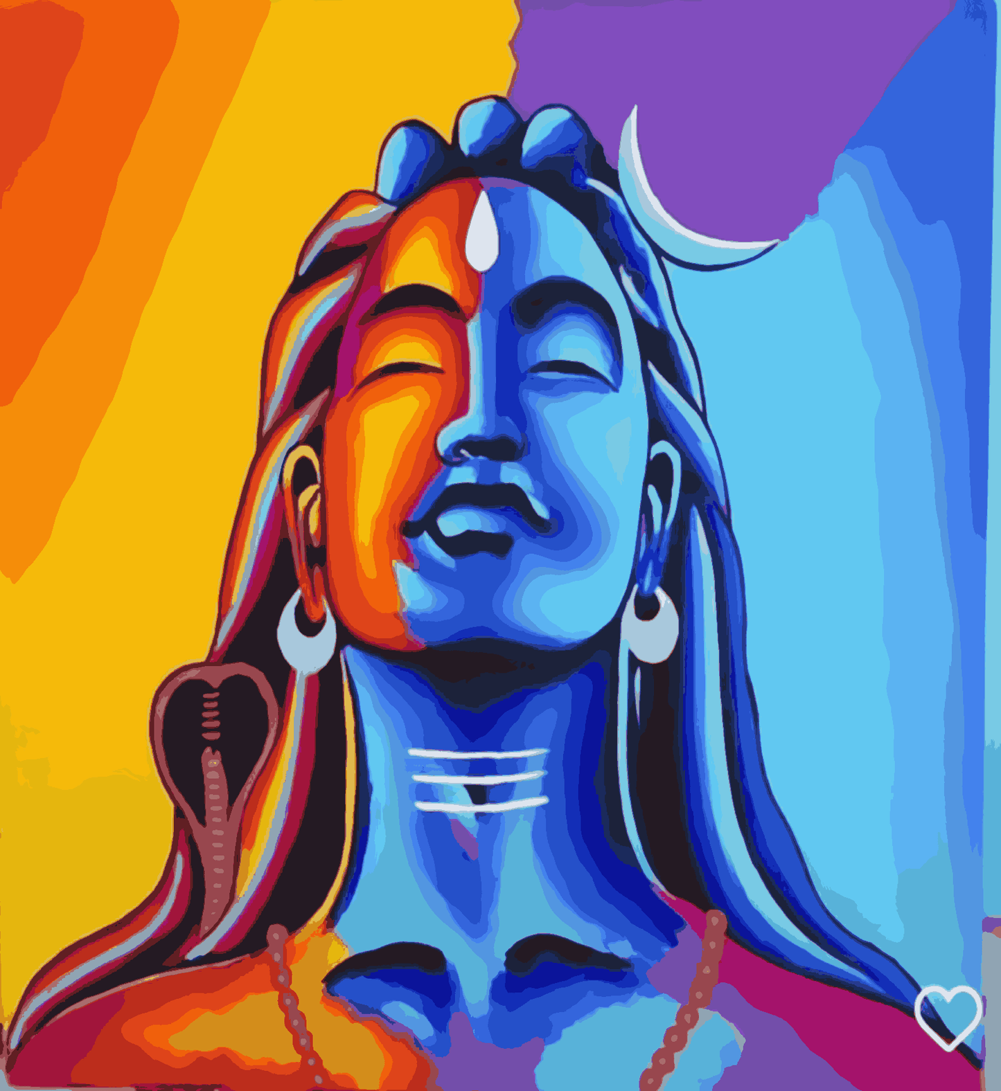 Shivji's Coloring Portrait