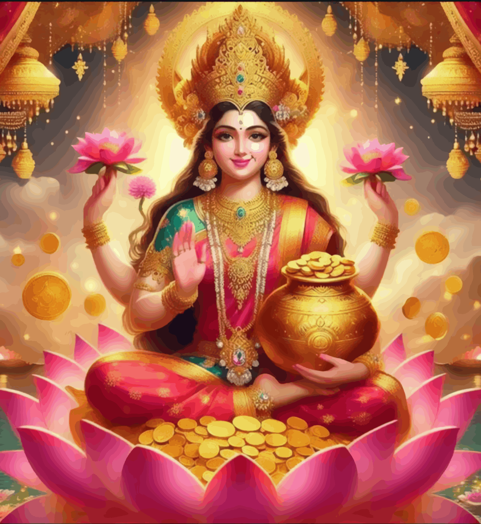 Laxmi Maa Blessing