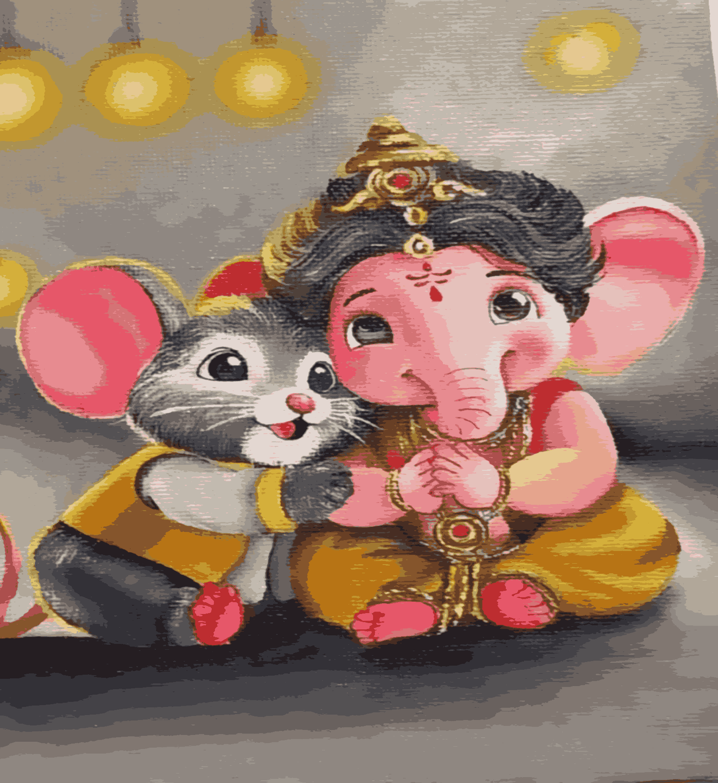 Lord Ganeshji and Mushakji